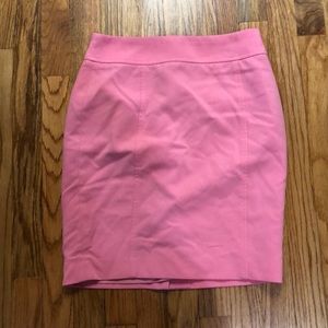 LOFT Bubblegum pink pencil skirt